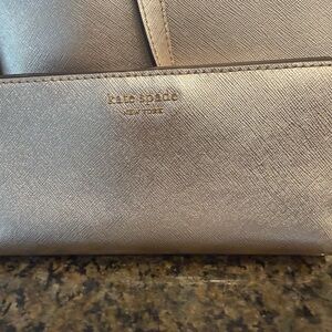 Kate Spade Metallic Gold Clutch